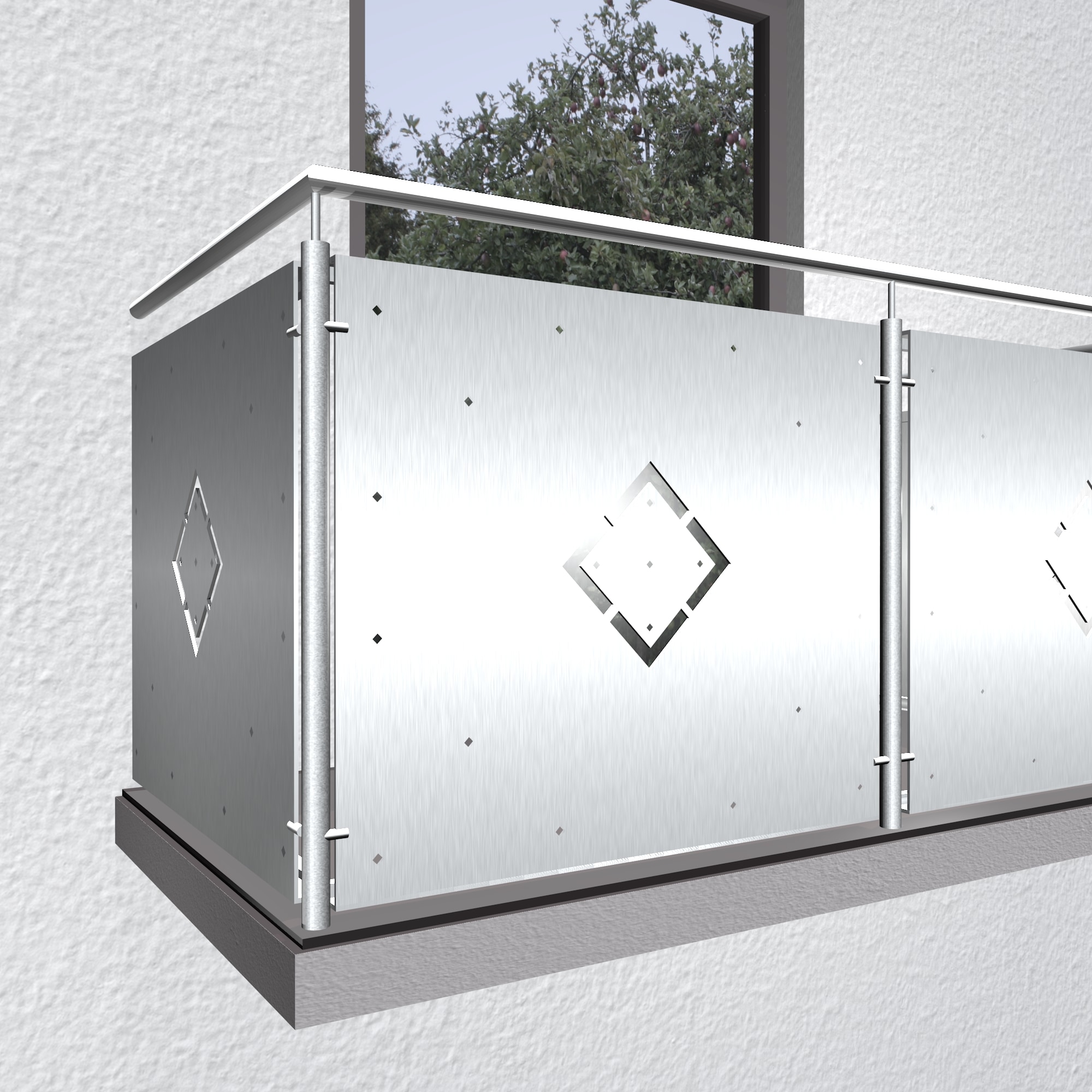 Garde-Corps de balcon en aluminium WÜ