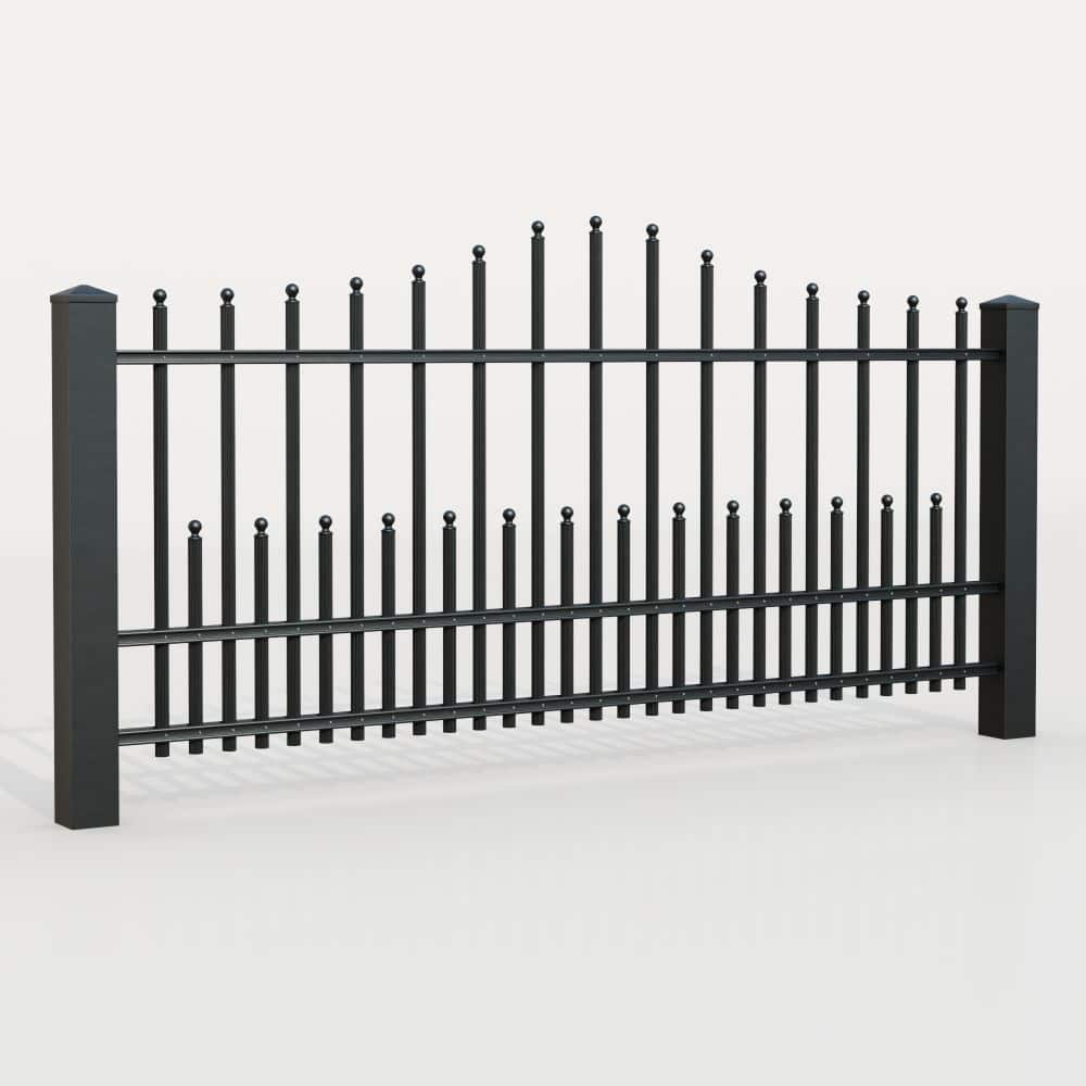 Clôture de jardin aluminium palissades DPP Classic, WE