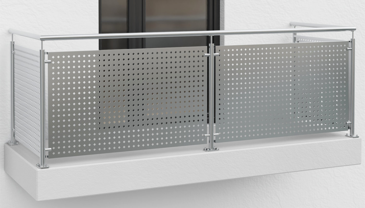 Garde-Corps de balcon en acier inoxydable QL DI GE