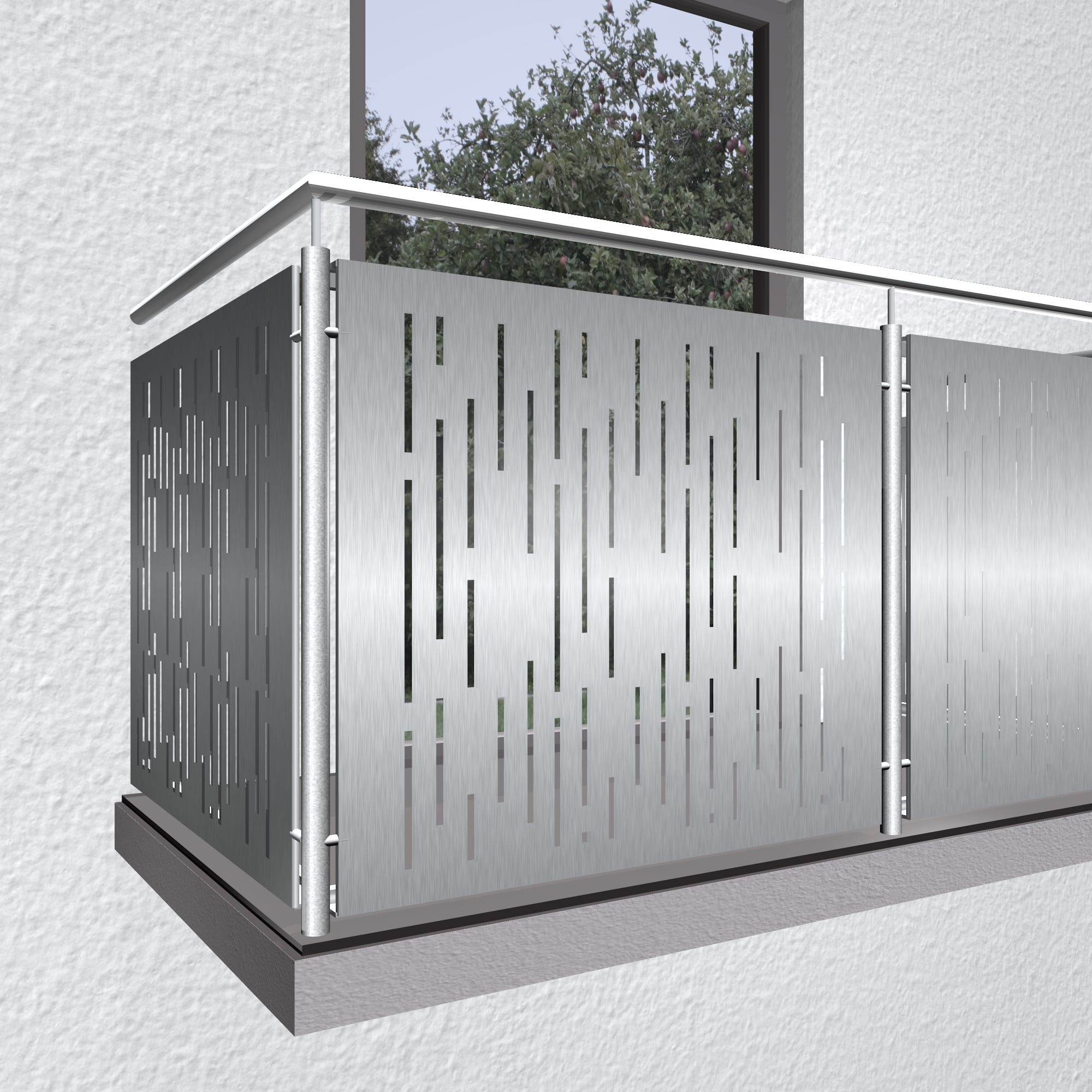 Garde-Corps de balcon en acier inoxydable SF VE