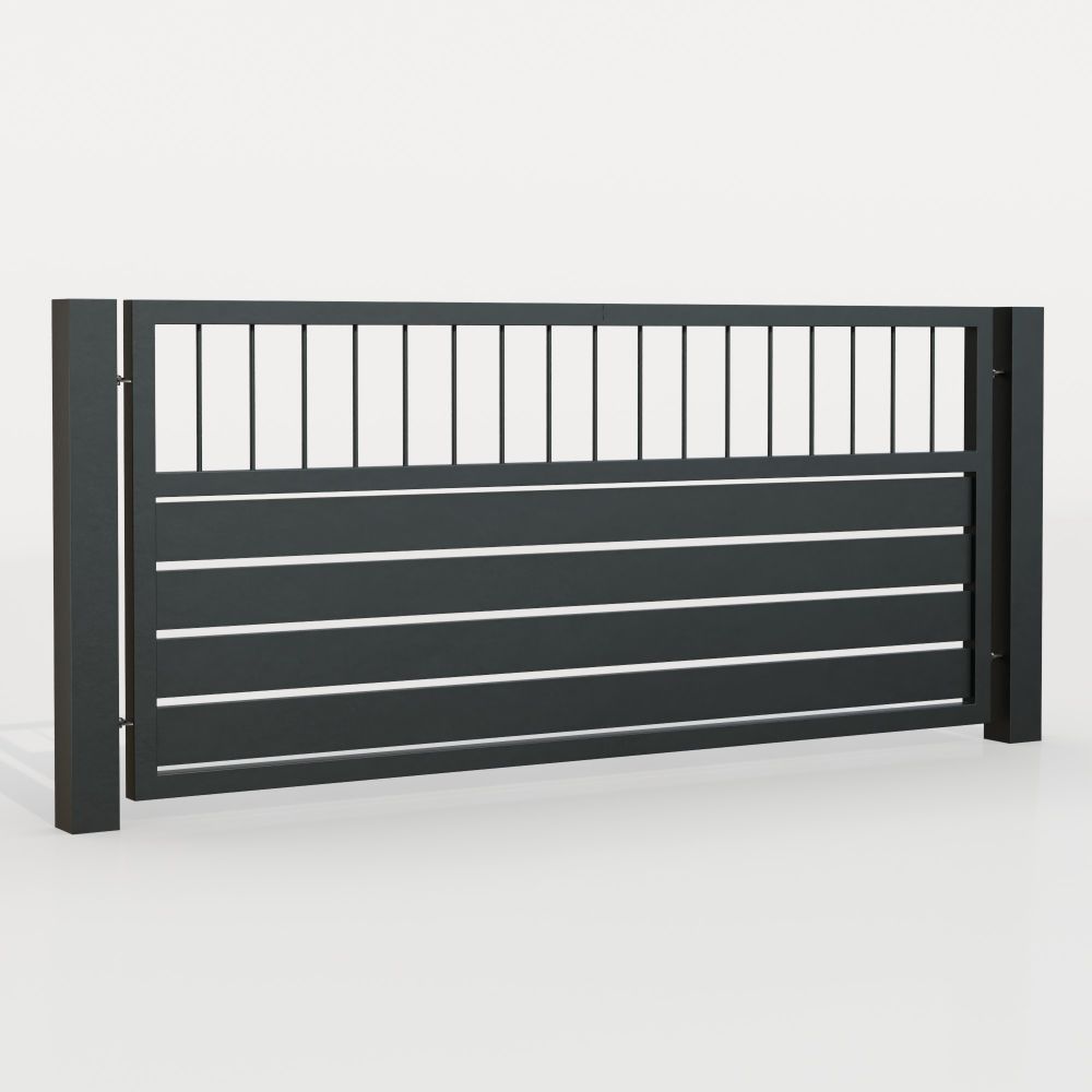 Clôture brise-vue aluminium KSV 1, GE
