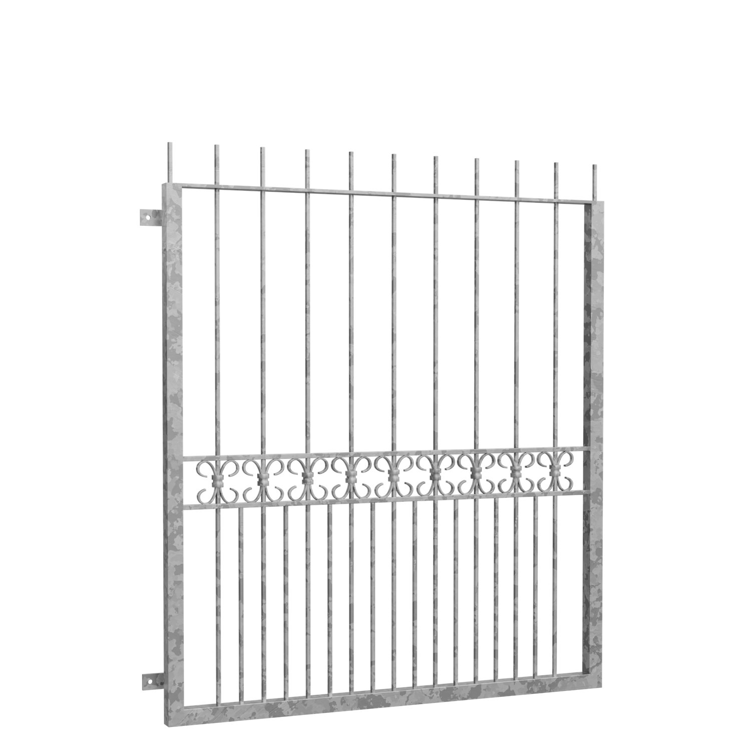 Grille de défense pour fenêtres en acier galvanisé Bordeaux