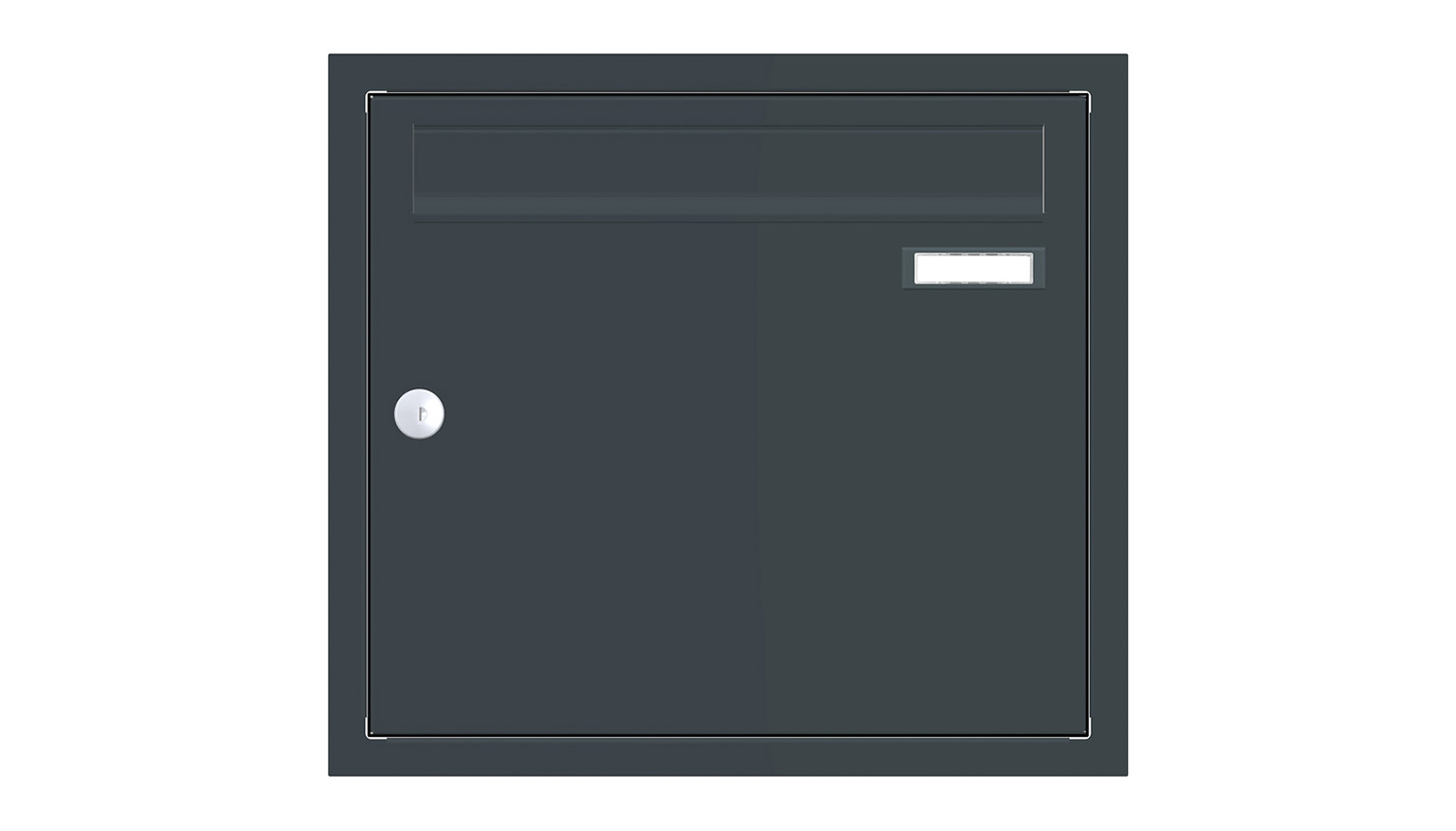 Briefkastenanlage | Unterputz | 1-fach | Senkrecht | Farbe