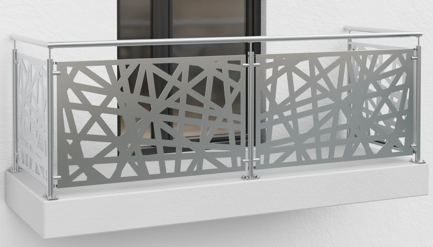 Revêtement de balcon en acier inoxydable AB