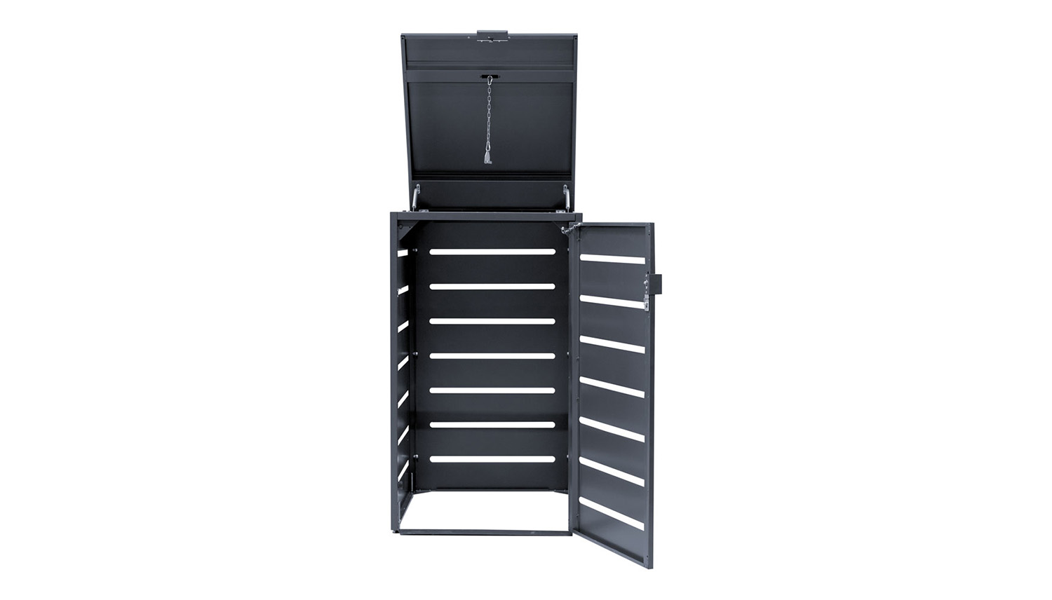 Mülltonnenbox Alu 1-türig MTB1011 240L von KNOBLOCH