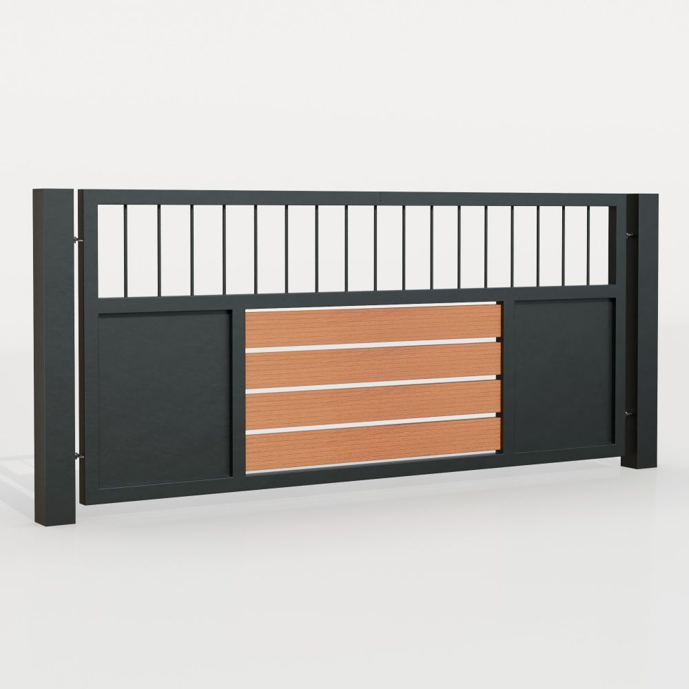 Clôture brise-vue en aluminium KSBHW, GE