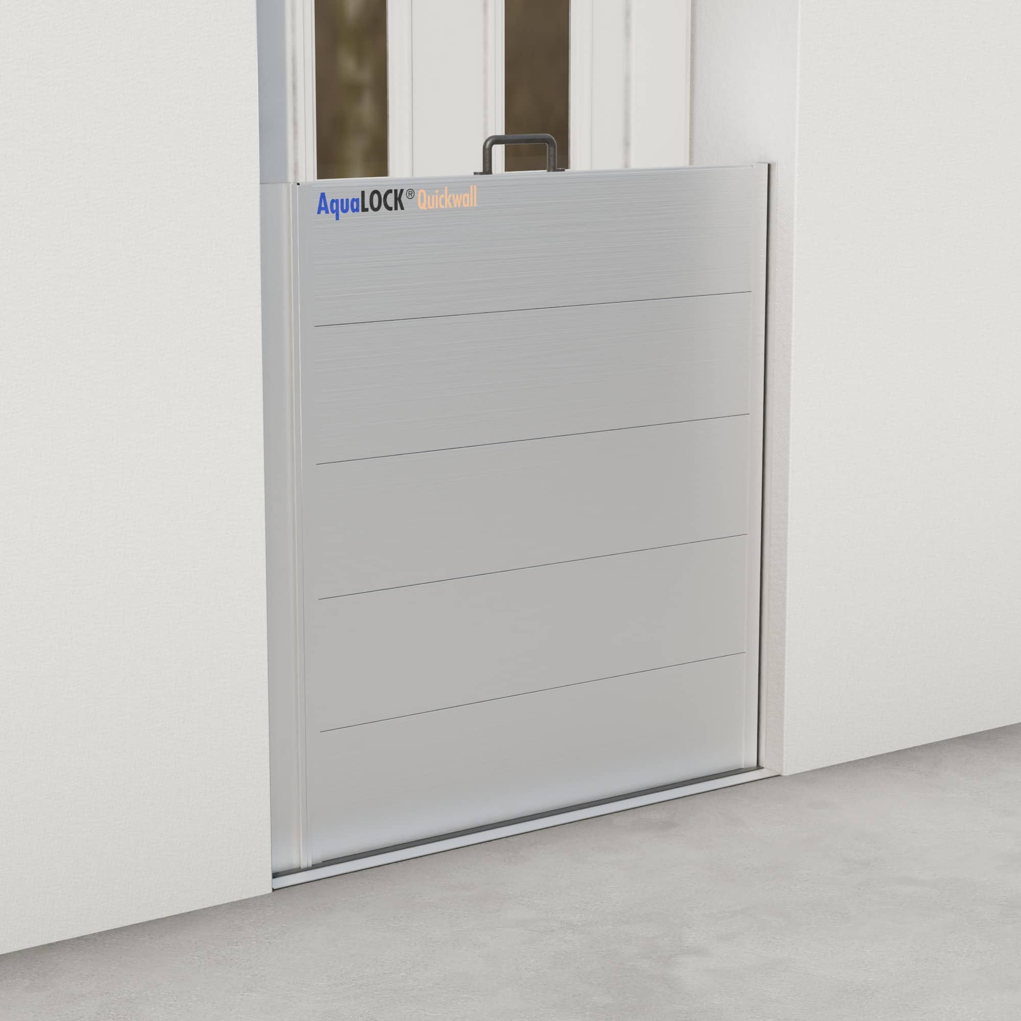 Mobiler Hochwasserschutz Alu AquaLOCK® Quickwall