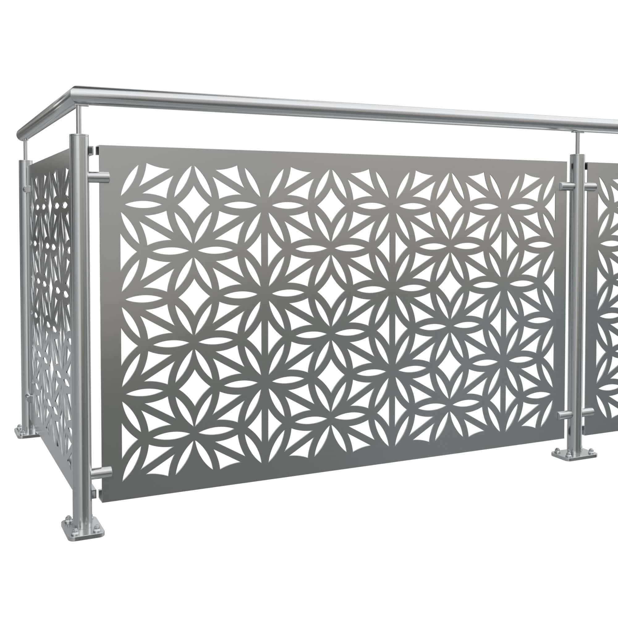 Garde-Corps de balcon en acier inoxydable BT