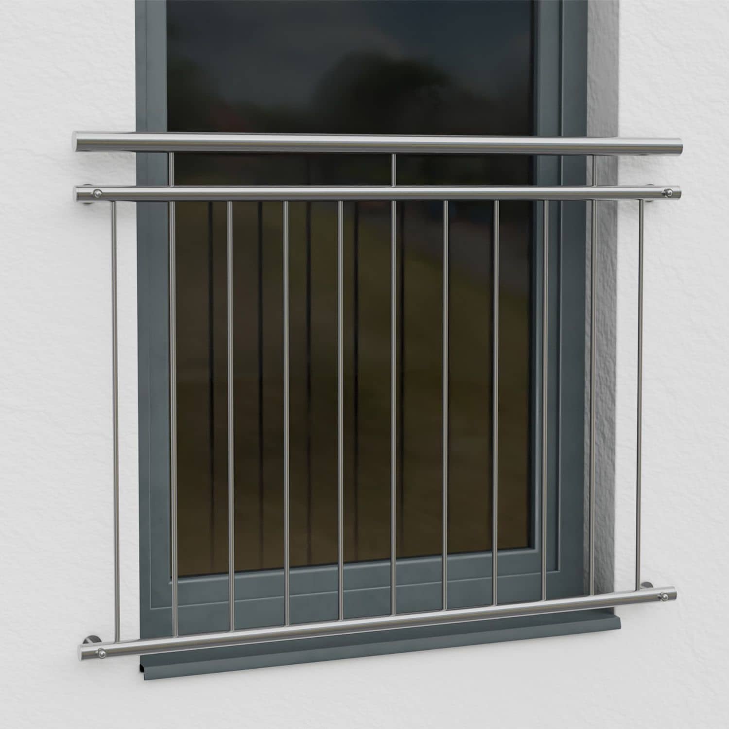 Balcon à la française en acier inoxydable standard