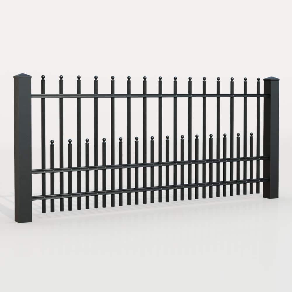 Clôture de jardin aluminium palissades DPP Classic, GE