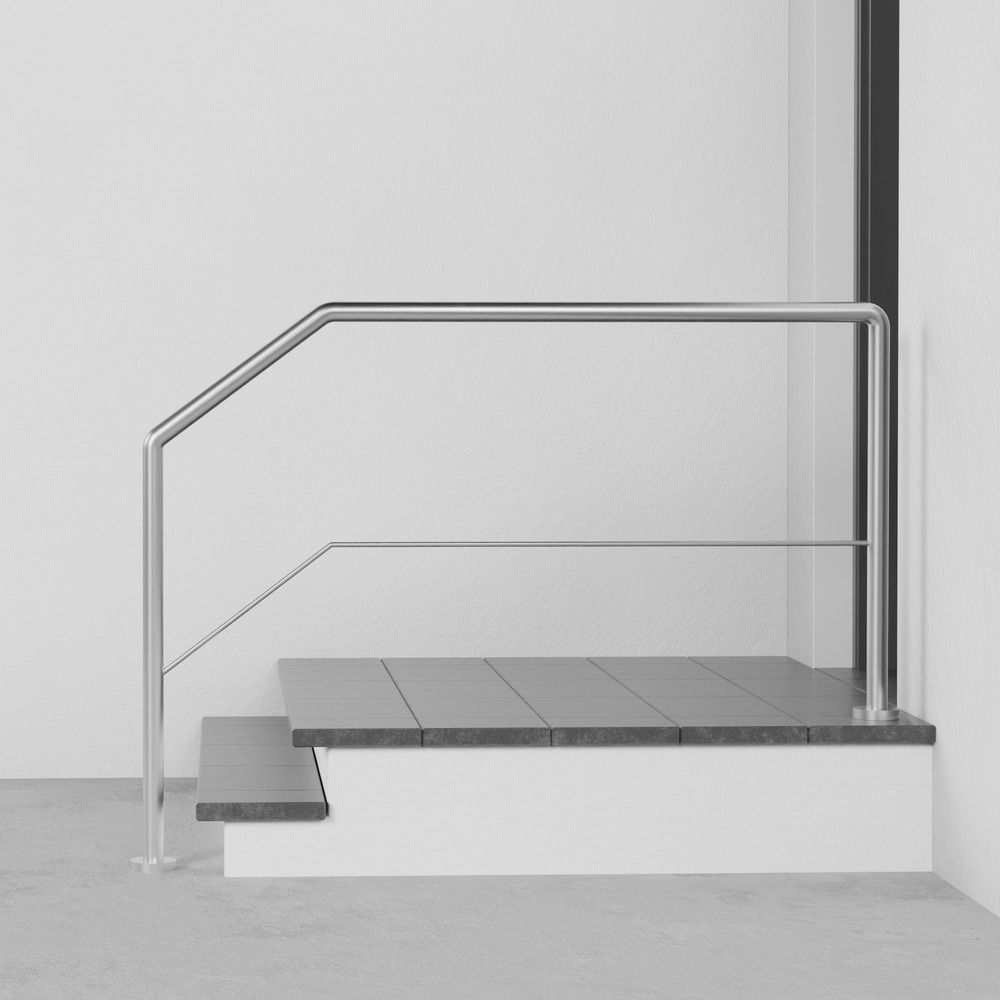 Balustrade d’escalier en acier inoxydable FA-CL 1-6 croisillons 