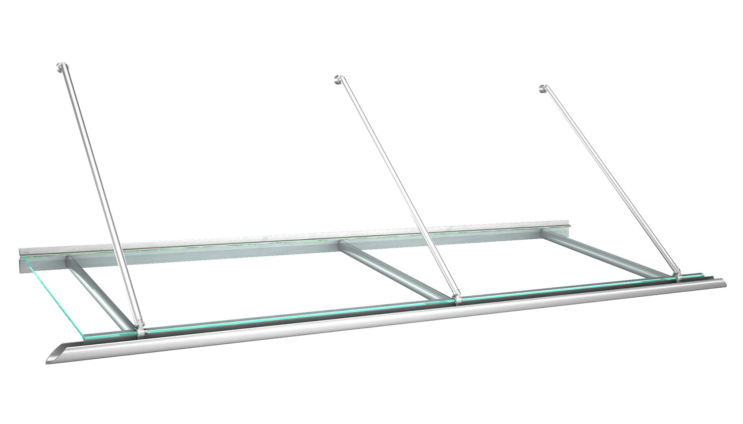 Vordach Aluminium Calypso 1 VSG-Glas