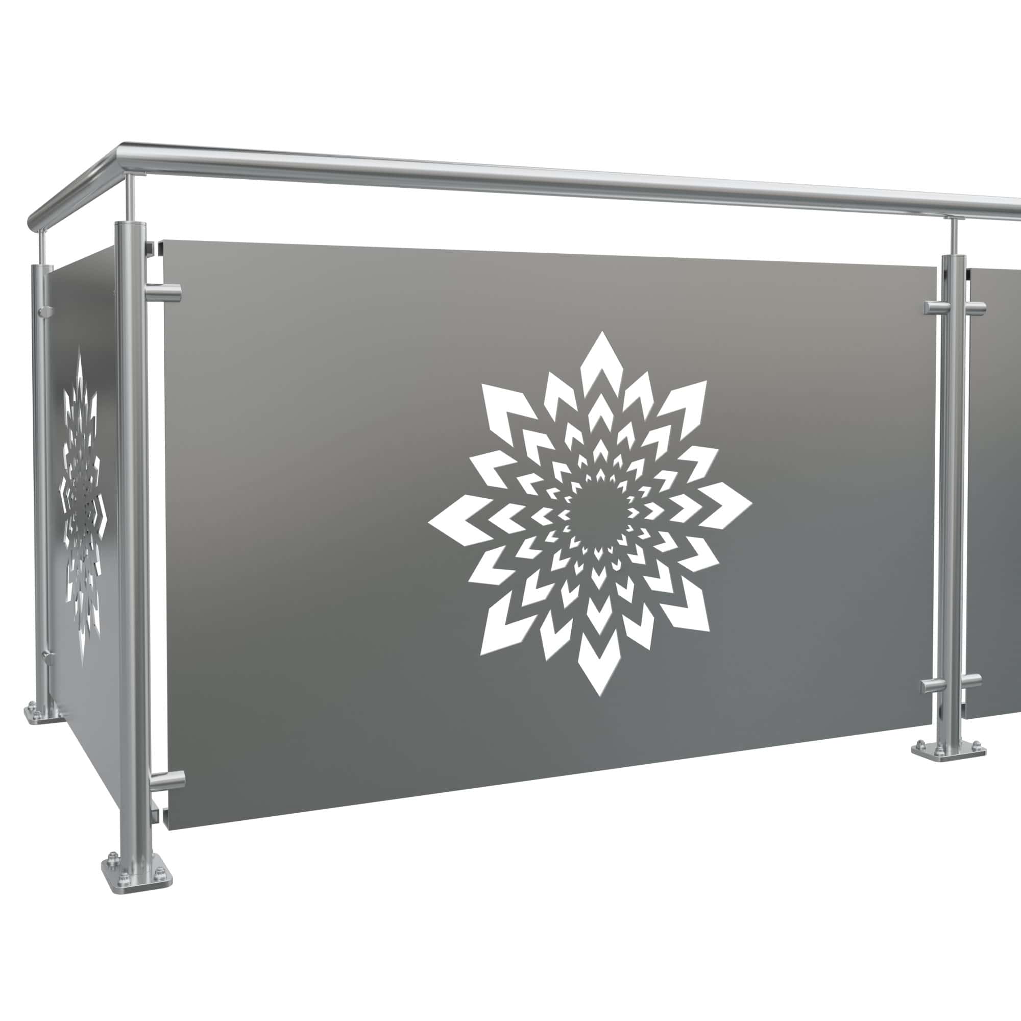 Garde-Corps de balcon en acier inoxydable KL