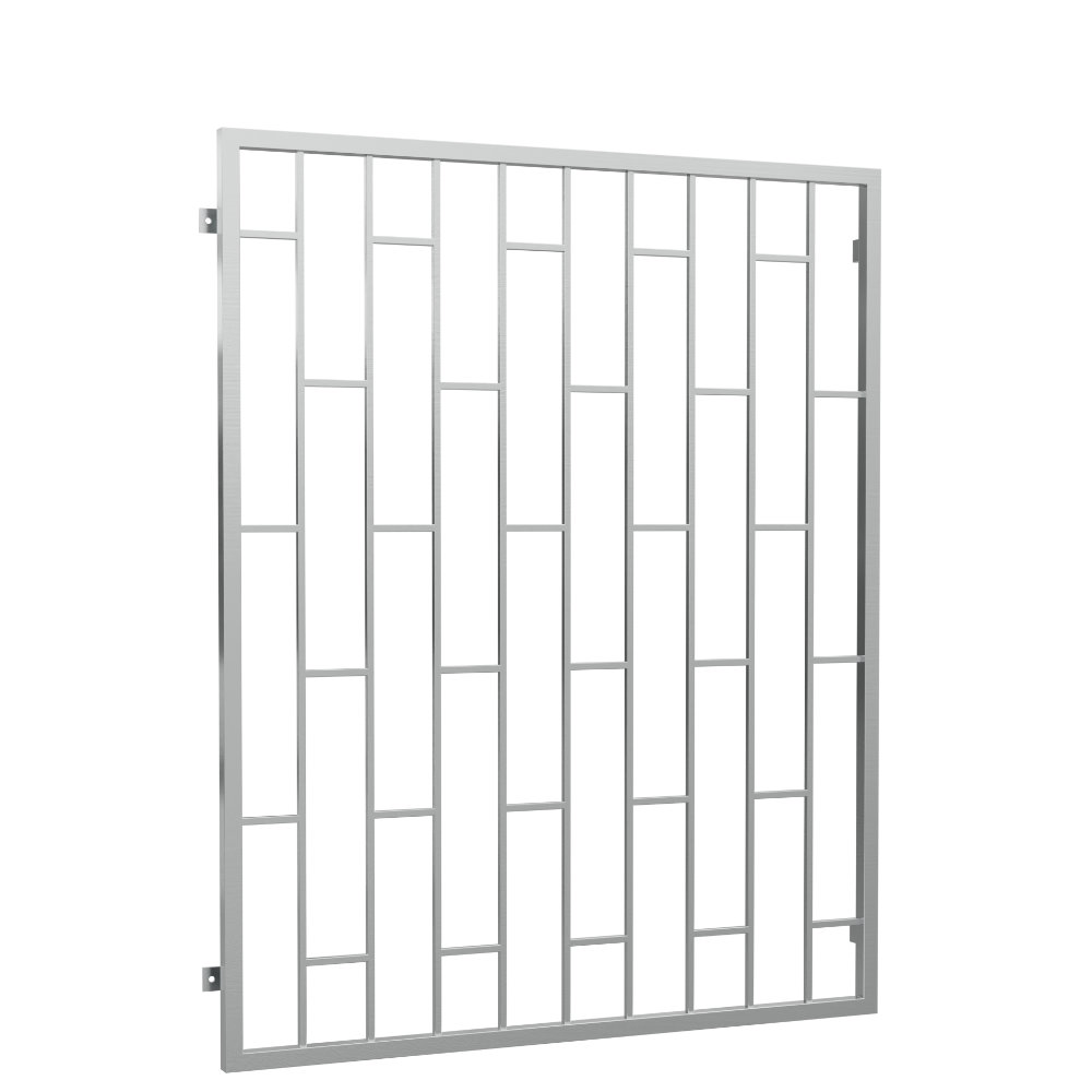 Grille de défense pour fenêtres en acier inoxydable échelle