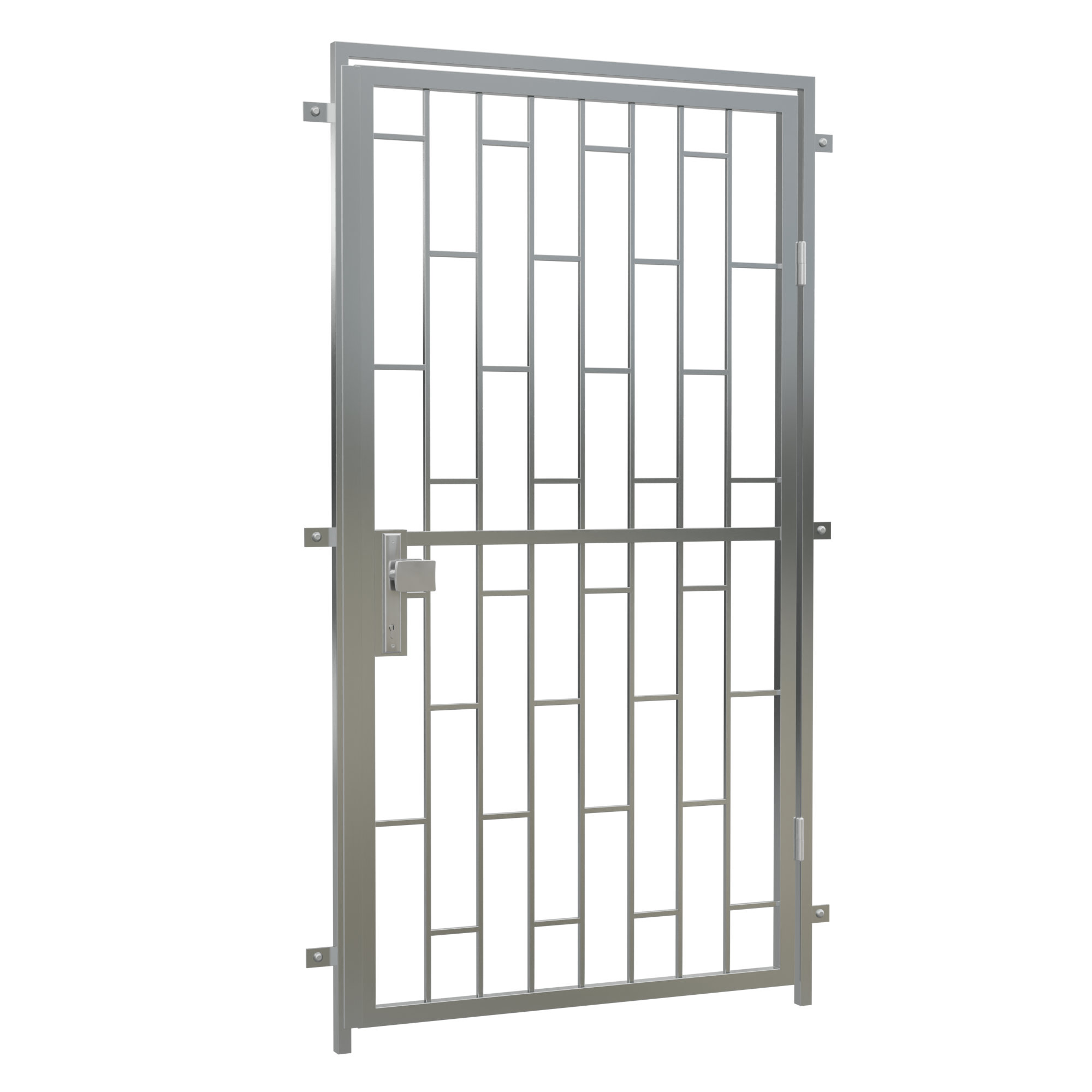Porte grillagée Acier inoxydable Échelle