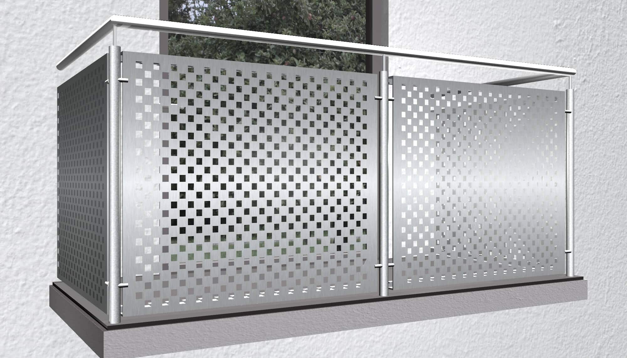 Garde-Corps de balcon en acier inoxydable QL VE