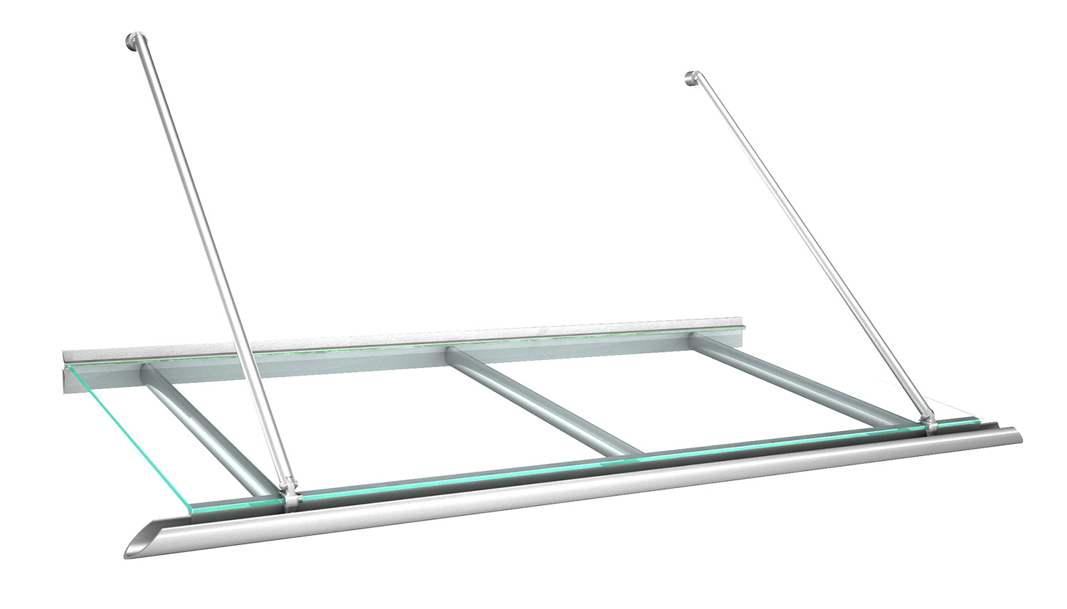 Vordach Aluminium Calypso 1 VSG-Glas