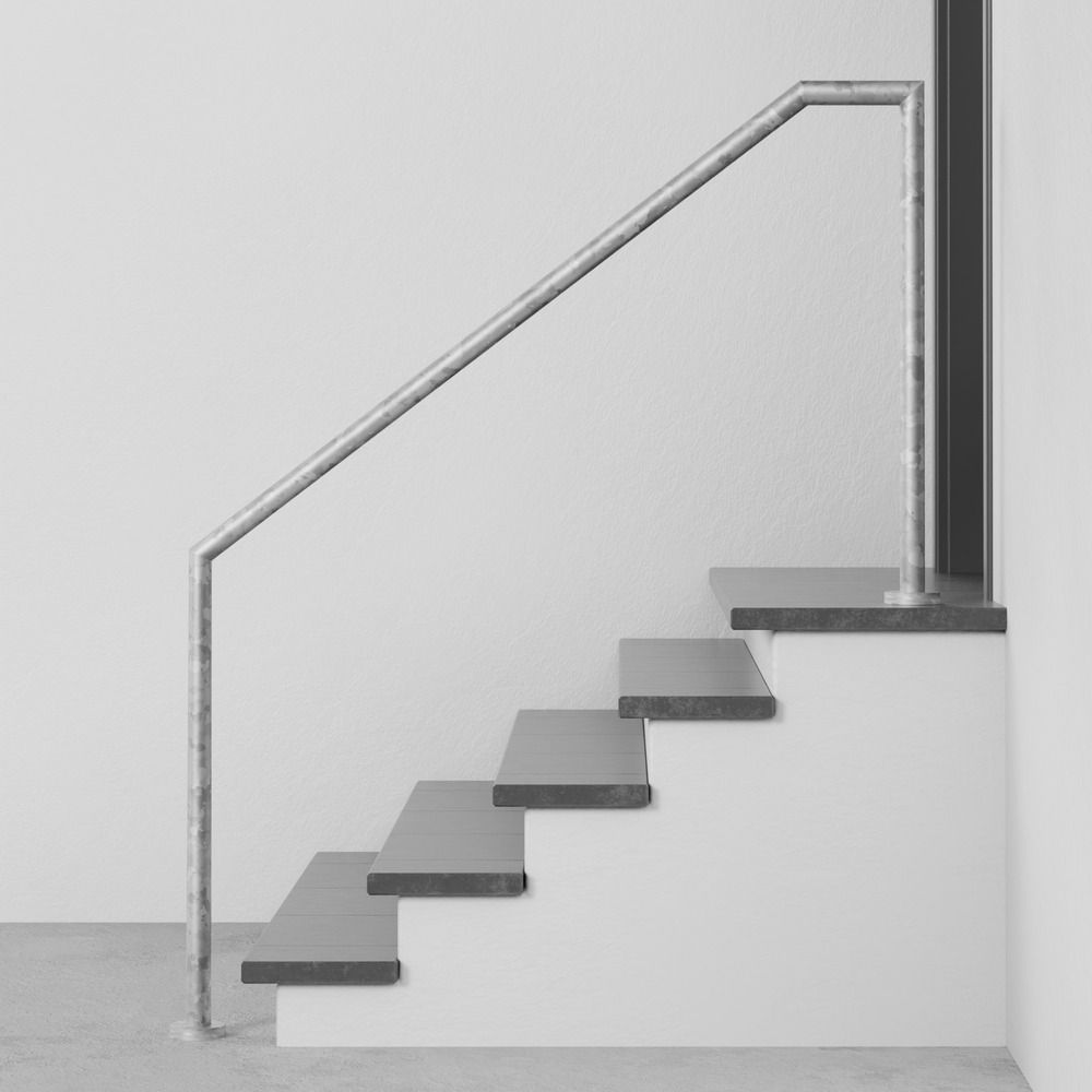 Balustrade d'escalier en acier galvanisé FA