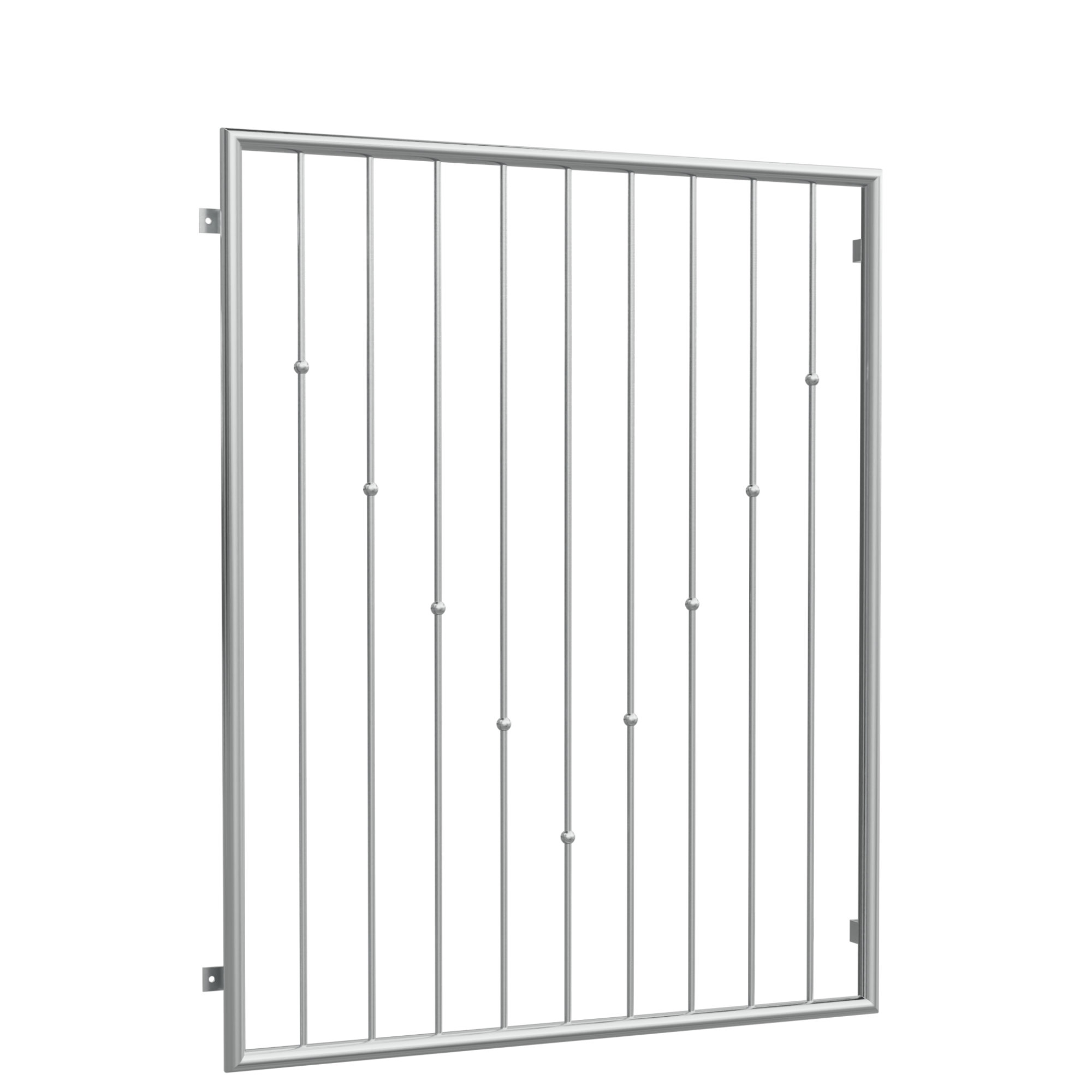 Grille de défense pour fenêtres en acier inoxydable avec boules en V 