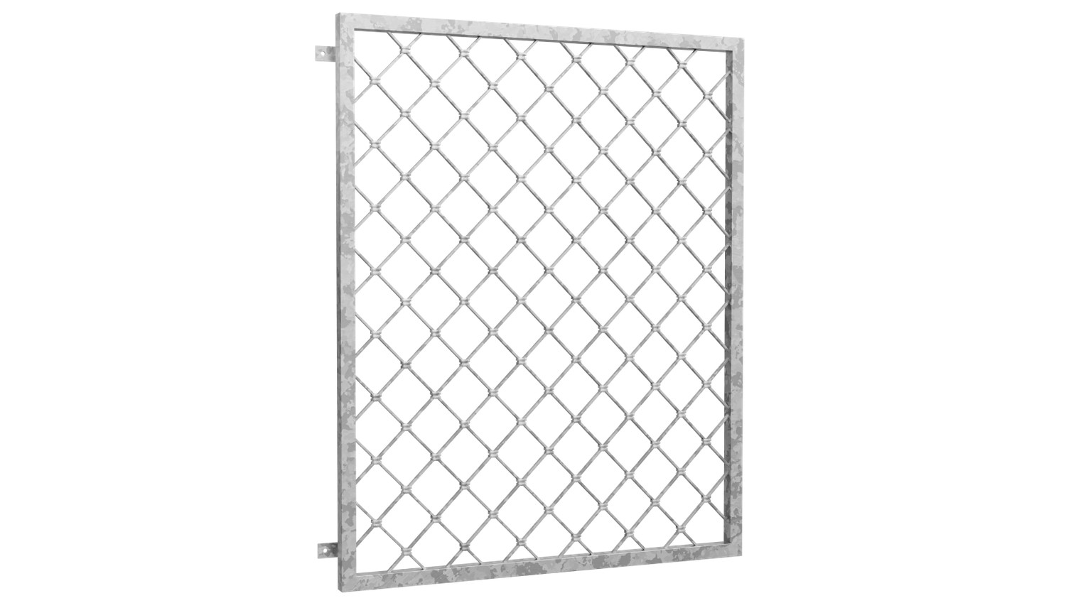 Grille de défense pour fenêtres en acier galvanisé losanges