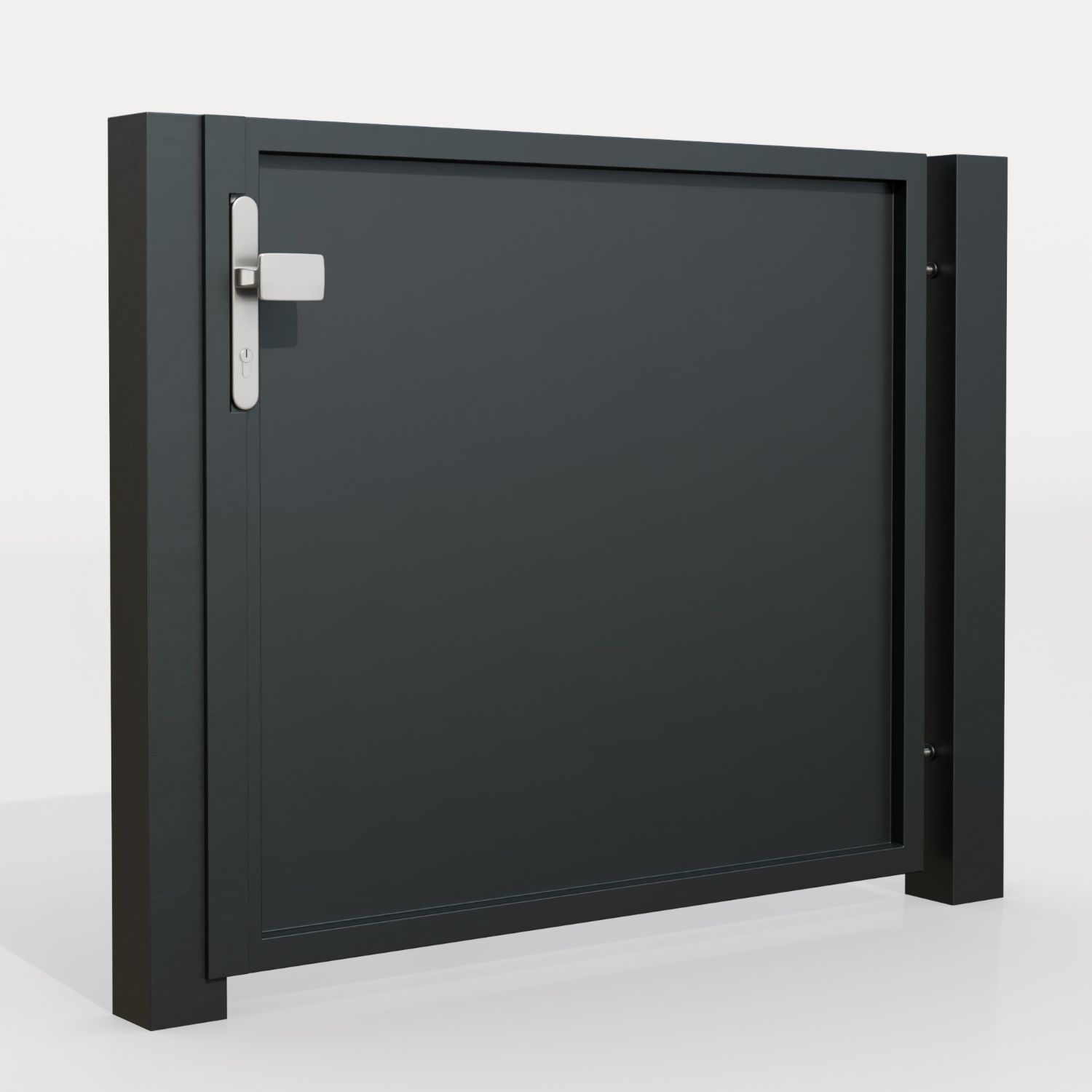 Brise-vue 1 battant en aluminium pour portillon de jardin BD, GE
