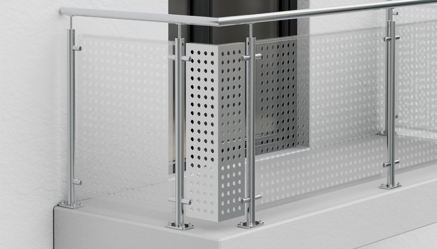 Élément de coin en aluminium RL GE