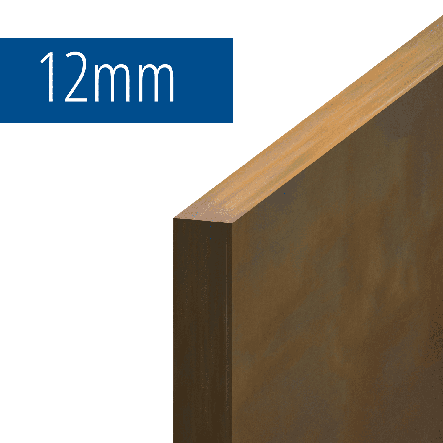 Coupe de tôle en acier Corten épaisseur 12 mm