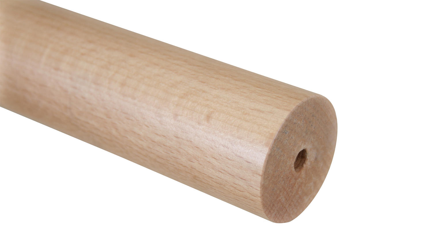 Main courante bois hêtre 1500 mm avec trous