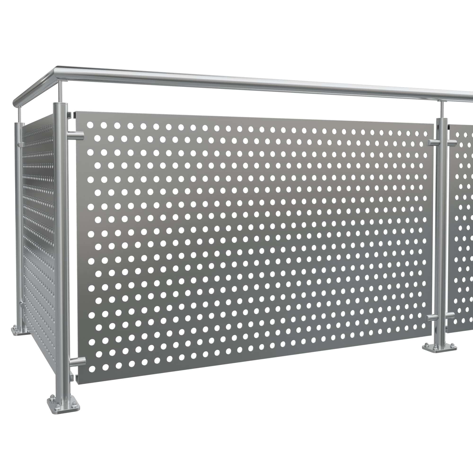 Garde-Corps de balcon en acier inoxydable RL VE