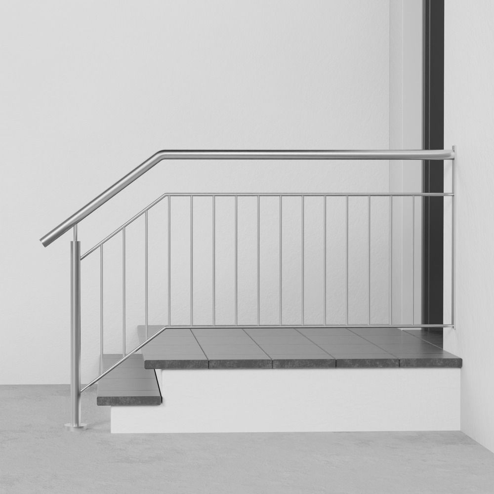 Balustrade d’escalier en acier inoxydable WTS-CL Remplissage de barres 