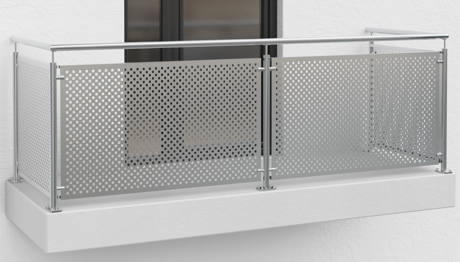 Garde-Corps de balcon en aluminium QL VE