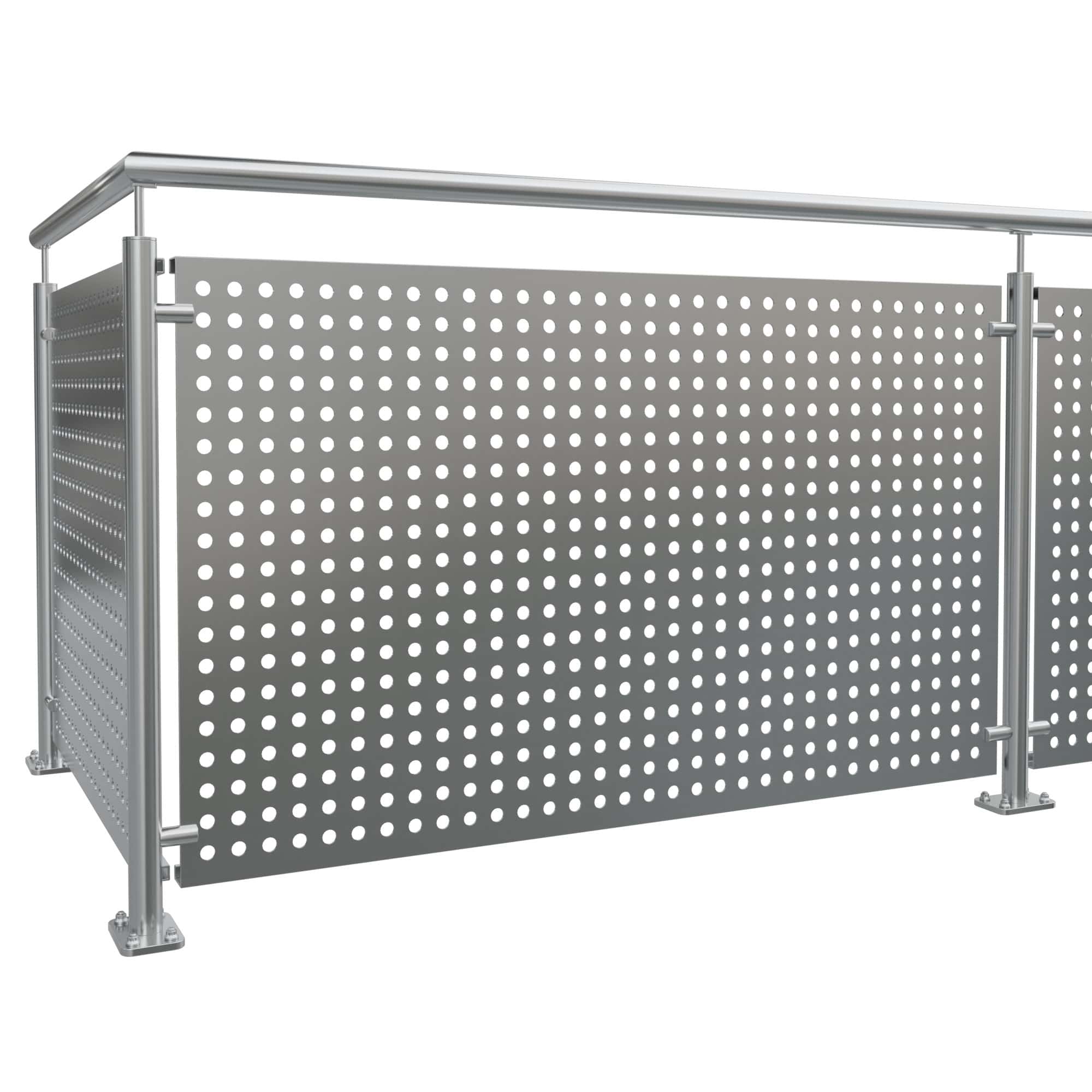 Garde-Corps de balcon en acier inoxydable RL GE