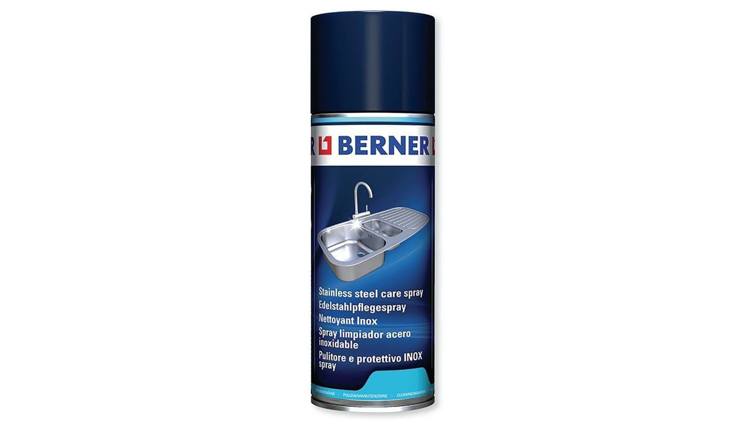 Berner Spray d'entretien pour acier inoxydable 400ml 