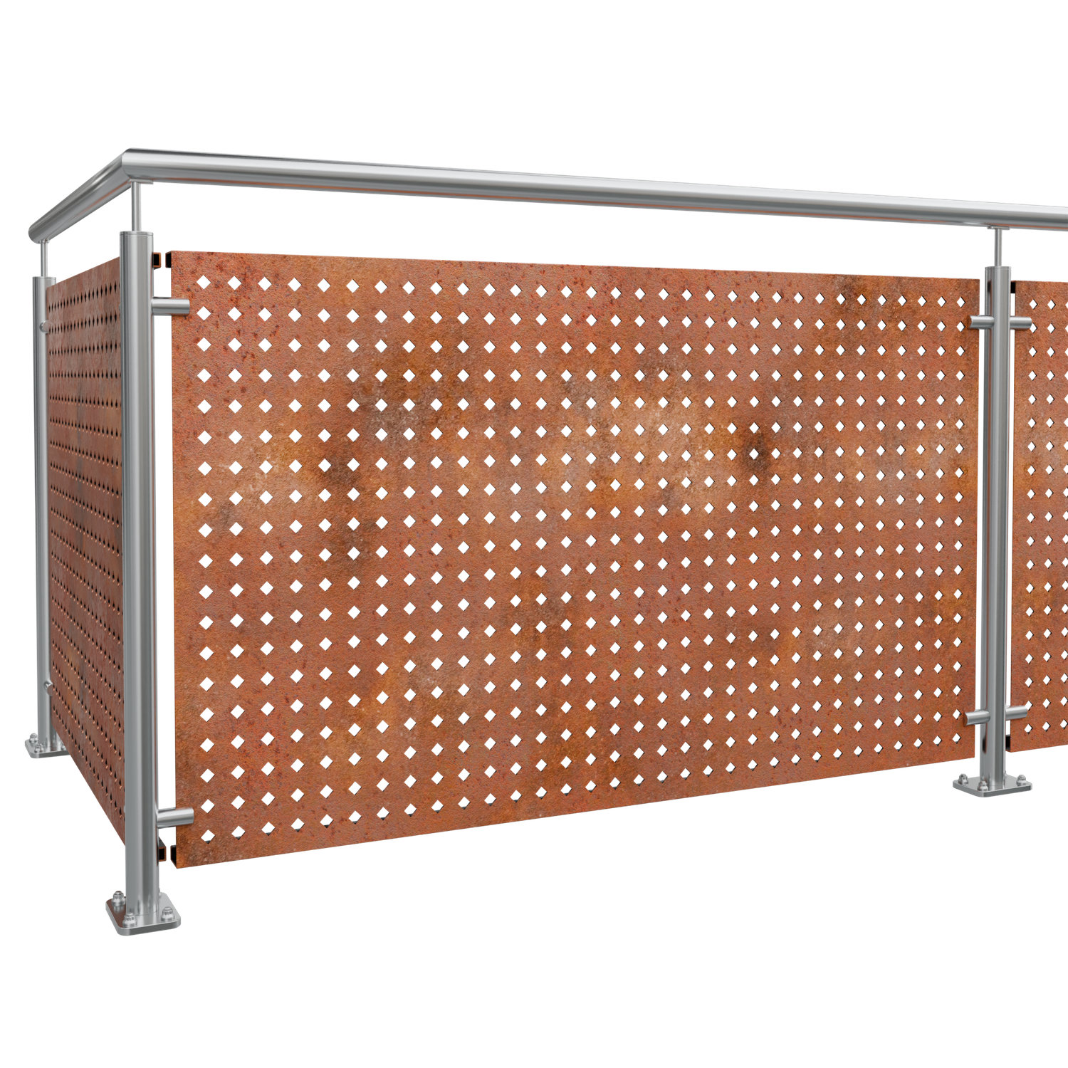 Revêtement de balcon en acier Corten QL DI GE