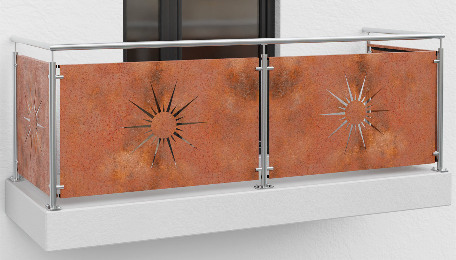 Garde-Corps de balcon en acier Corten SO