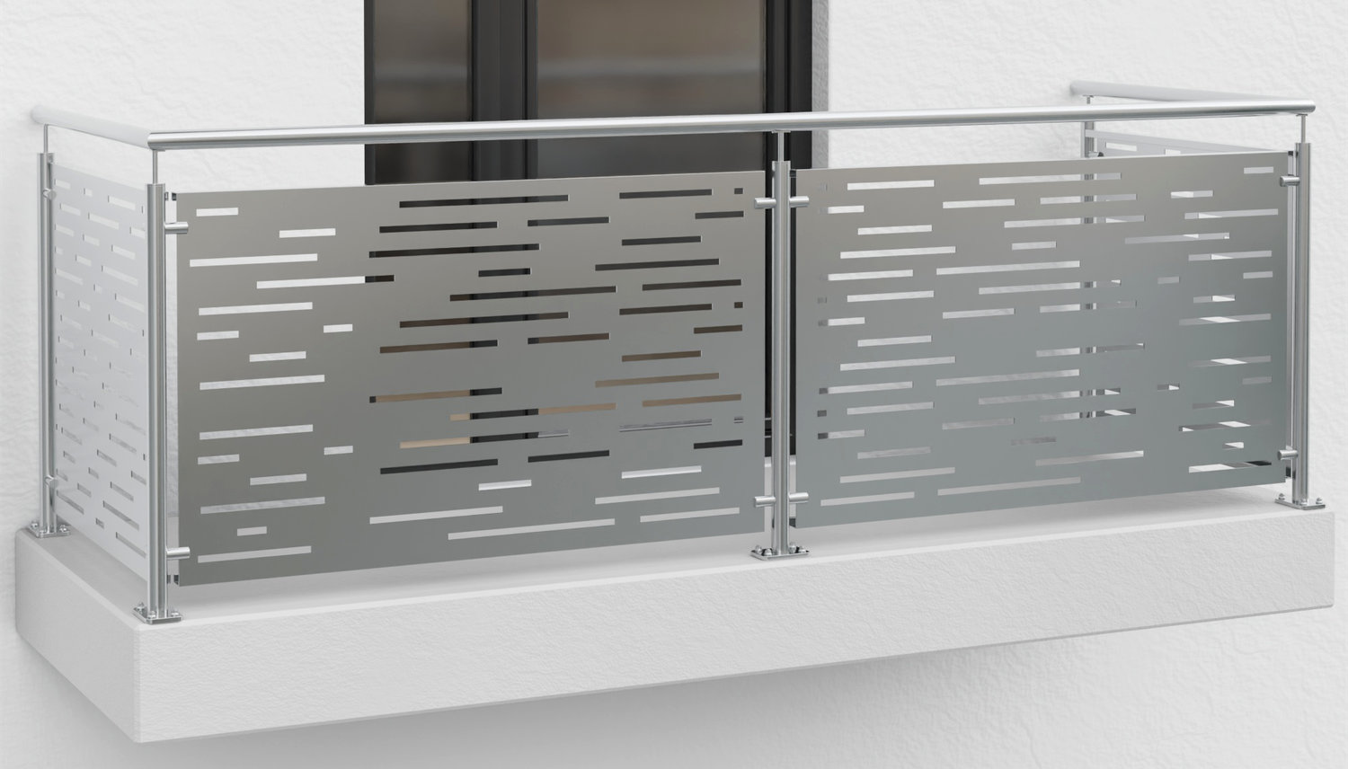 Garde-Corps  de balcon en acier inoxydable SF HO