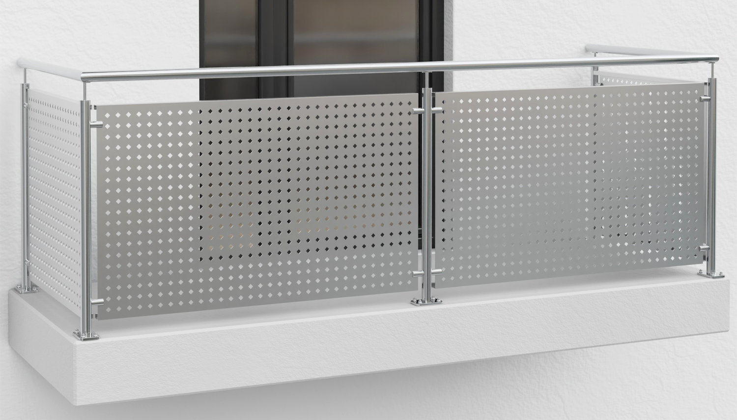 Garde-Corps de balcon en aluminium QL DI GE