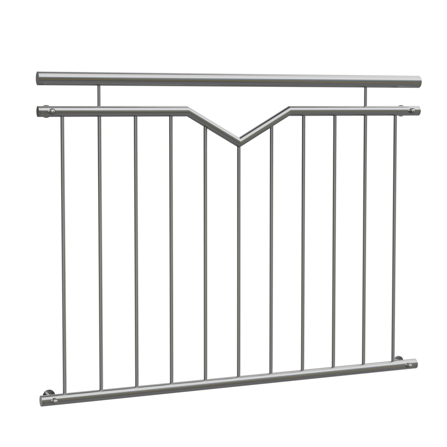 Balcon à la française en acier inoxydable simple V