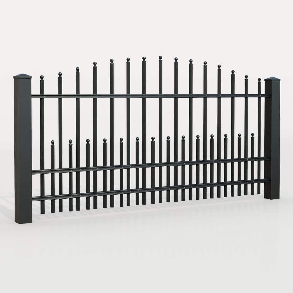 Clôture de jardin aluminium palissades DPP Classic, OB
