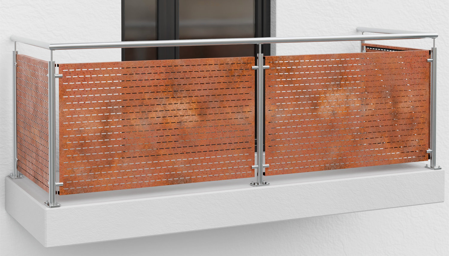 Garde-Corps de balcon en acier Corten RE VE