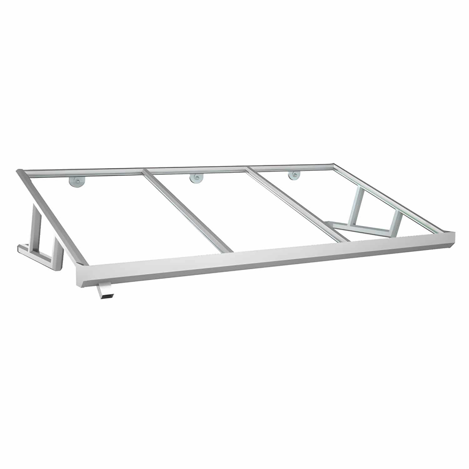 Vordach Aluminium Diamant Acrylglas