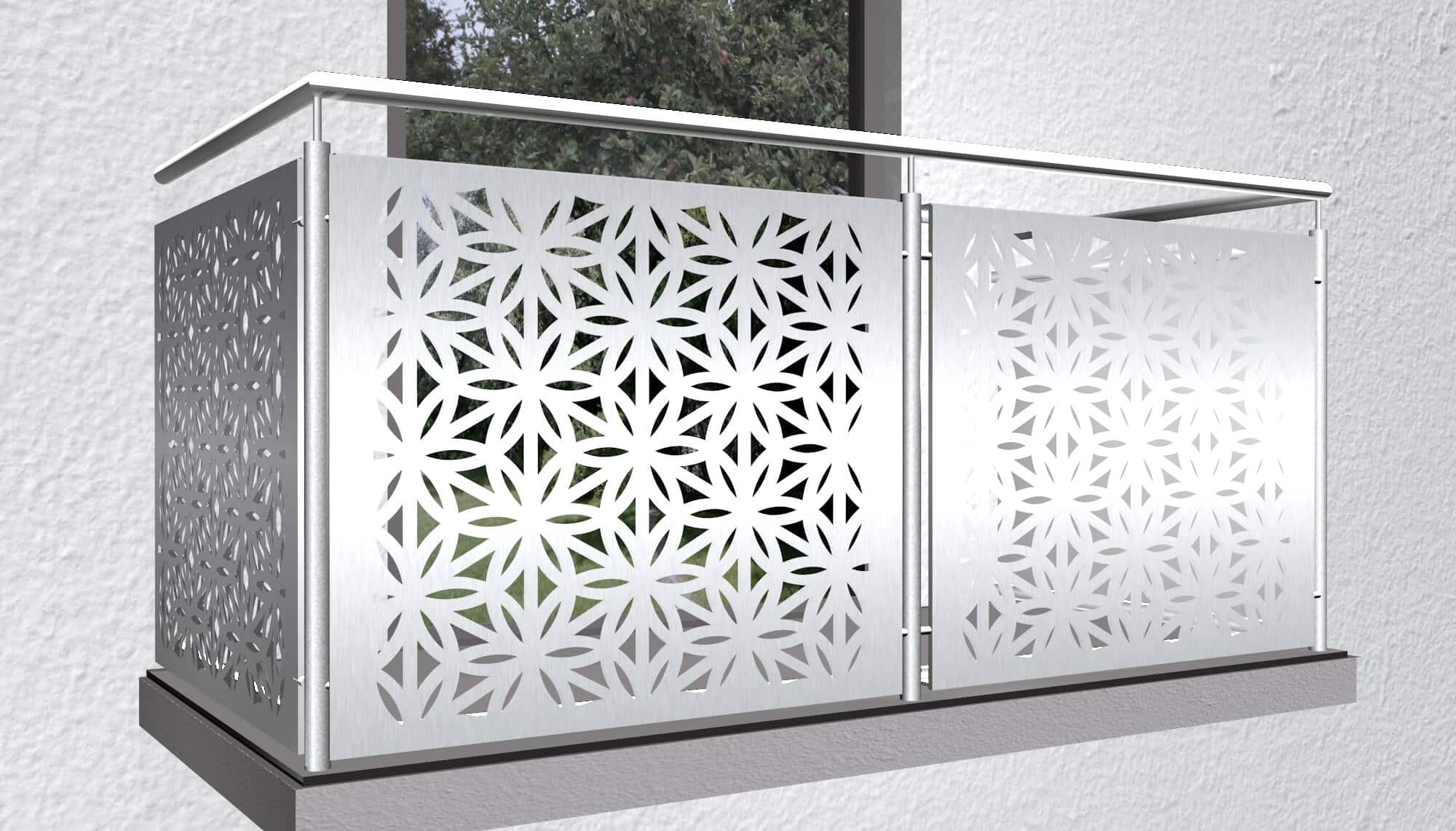 Garde-Corps de balcon en aluminium BT