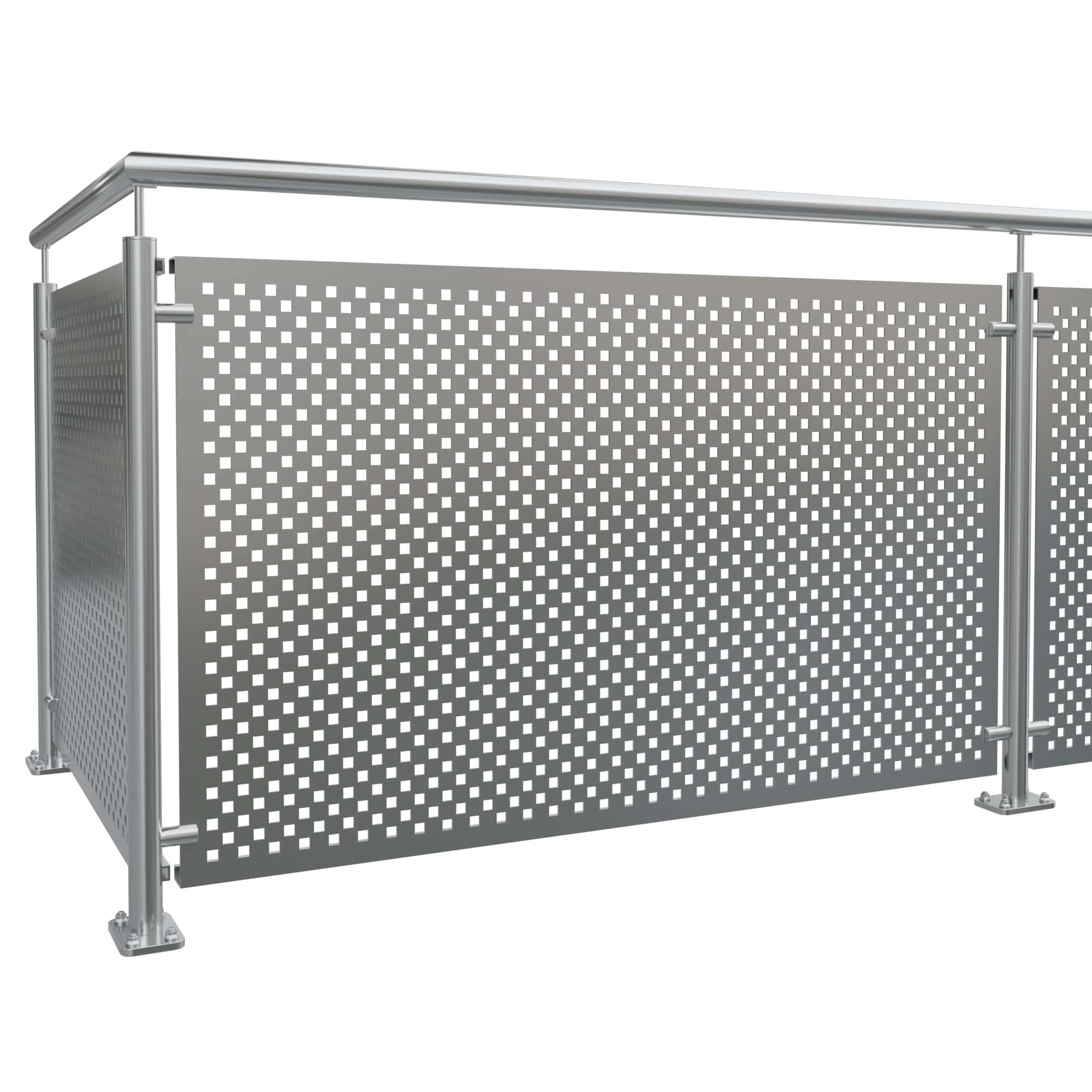 Garde-Corps de balcon en acier inoxydable QL VE