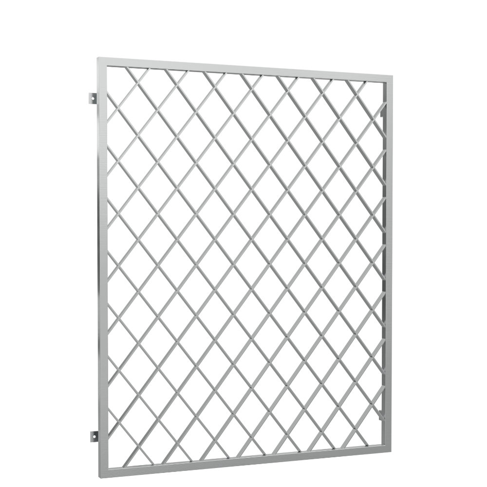 Grille de défense pour fenêtres en acier inoxydable rhombus acier plat