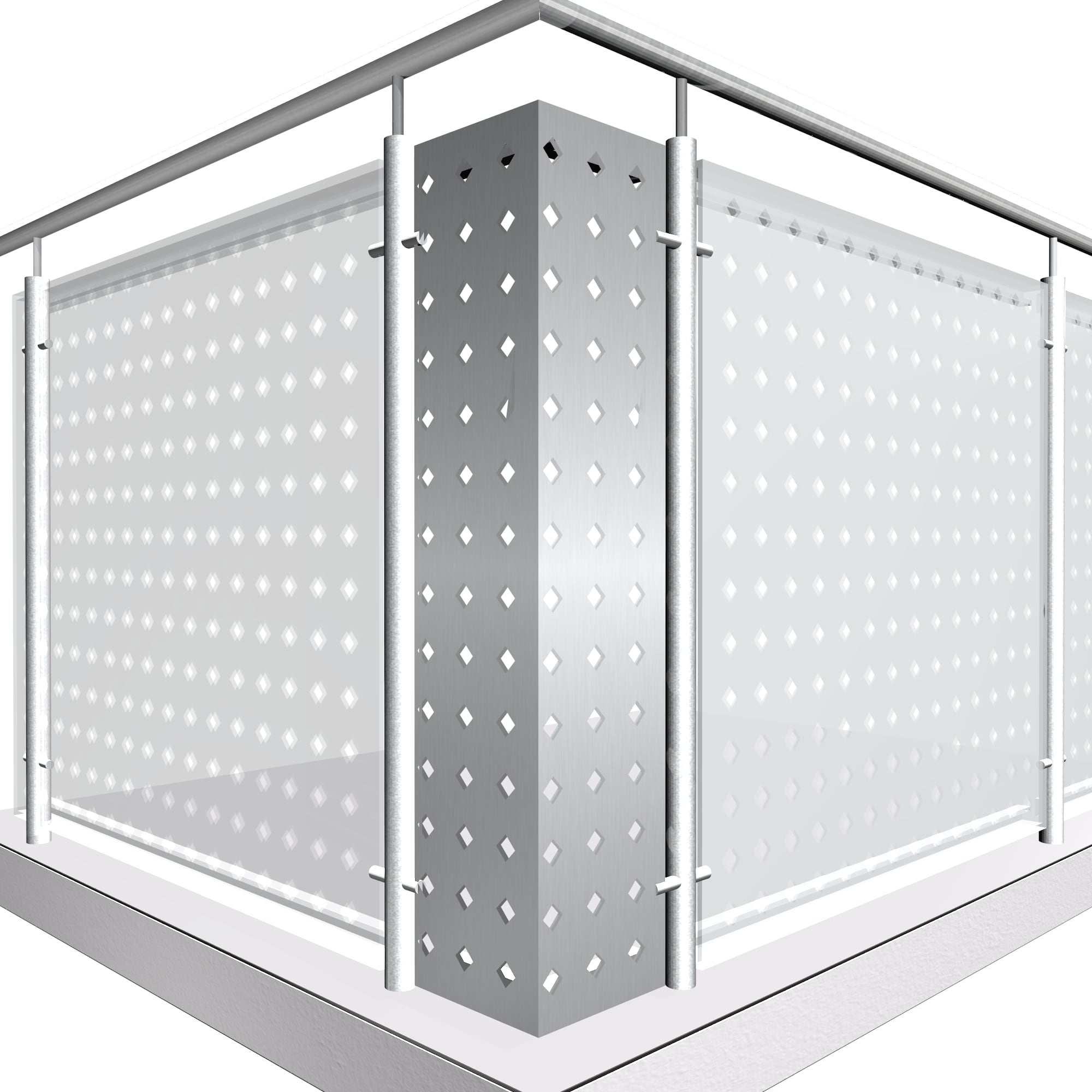Élément d'angle aluminium QL DI GE