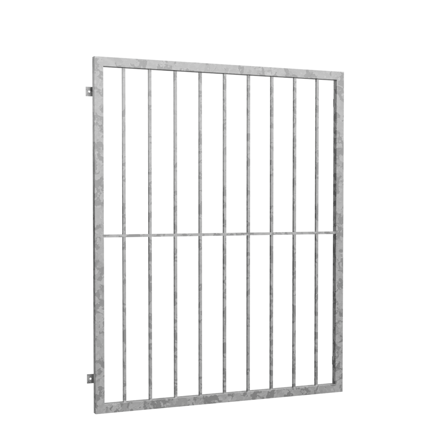 Grille de défense pour fenêtres en acier galvanisé barre verticale 