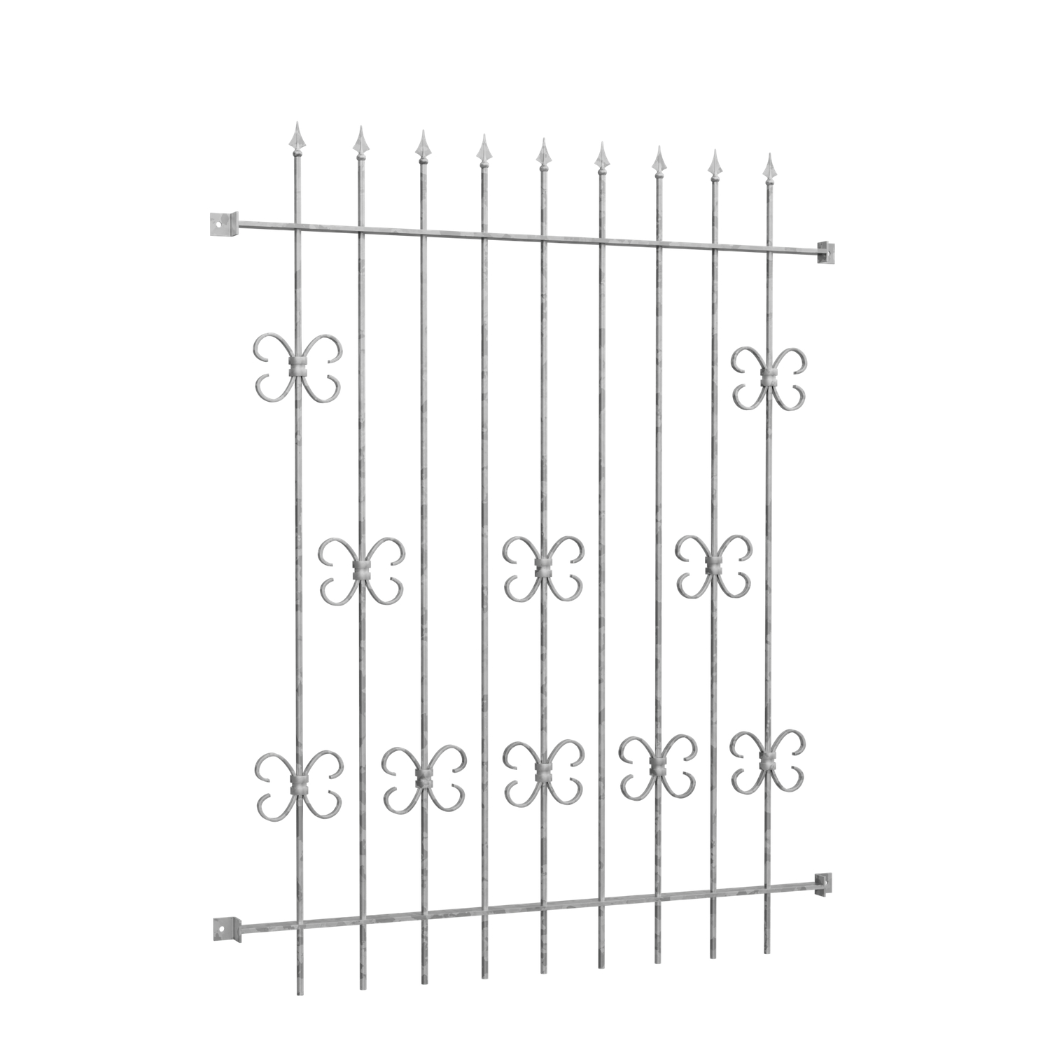 Grille de défense pour fenêtres en acier galvanisé Forêt noire