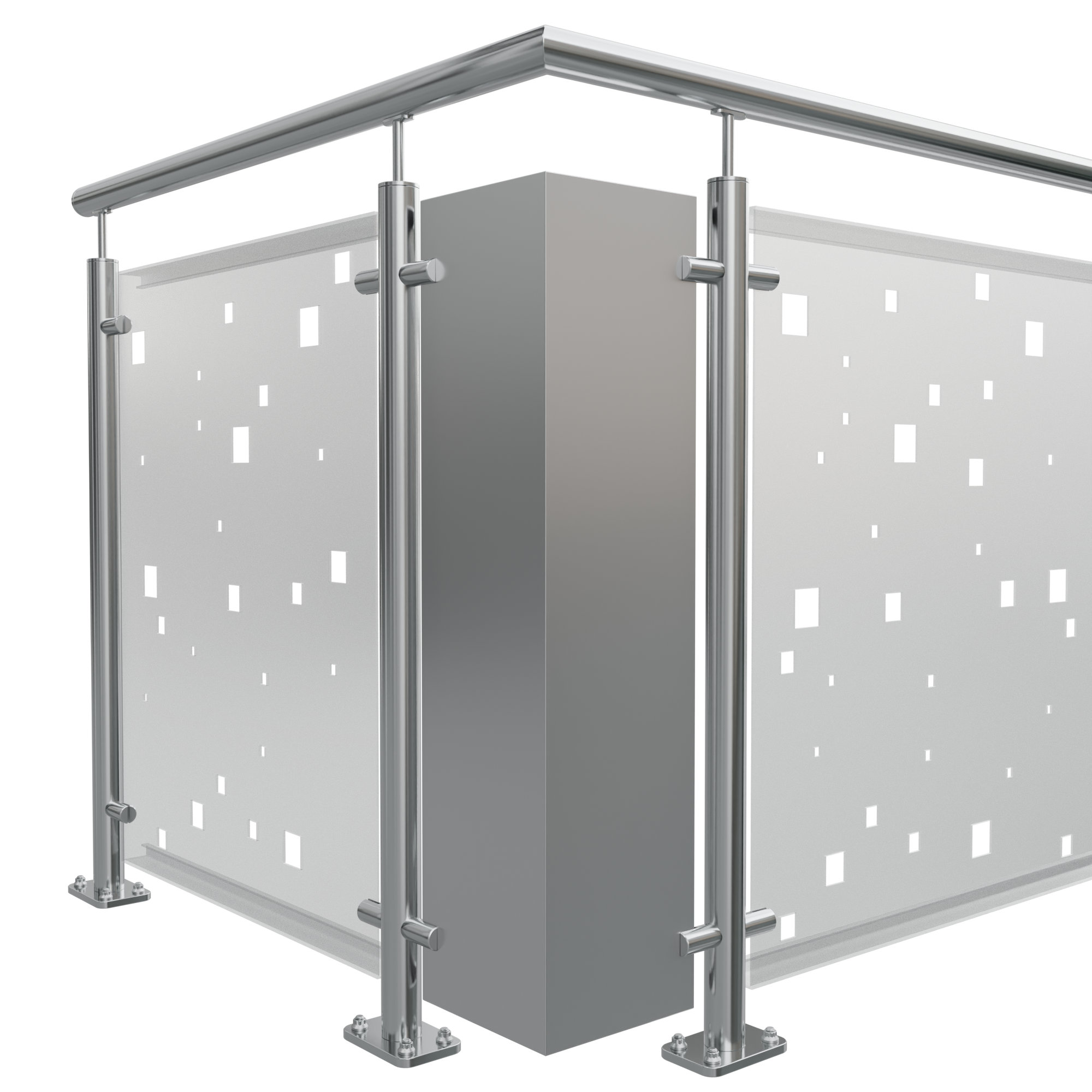 Élément de coin en aluminium QE