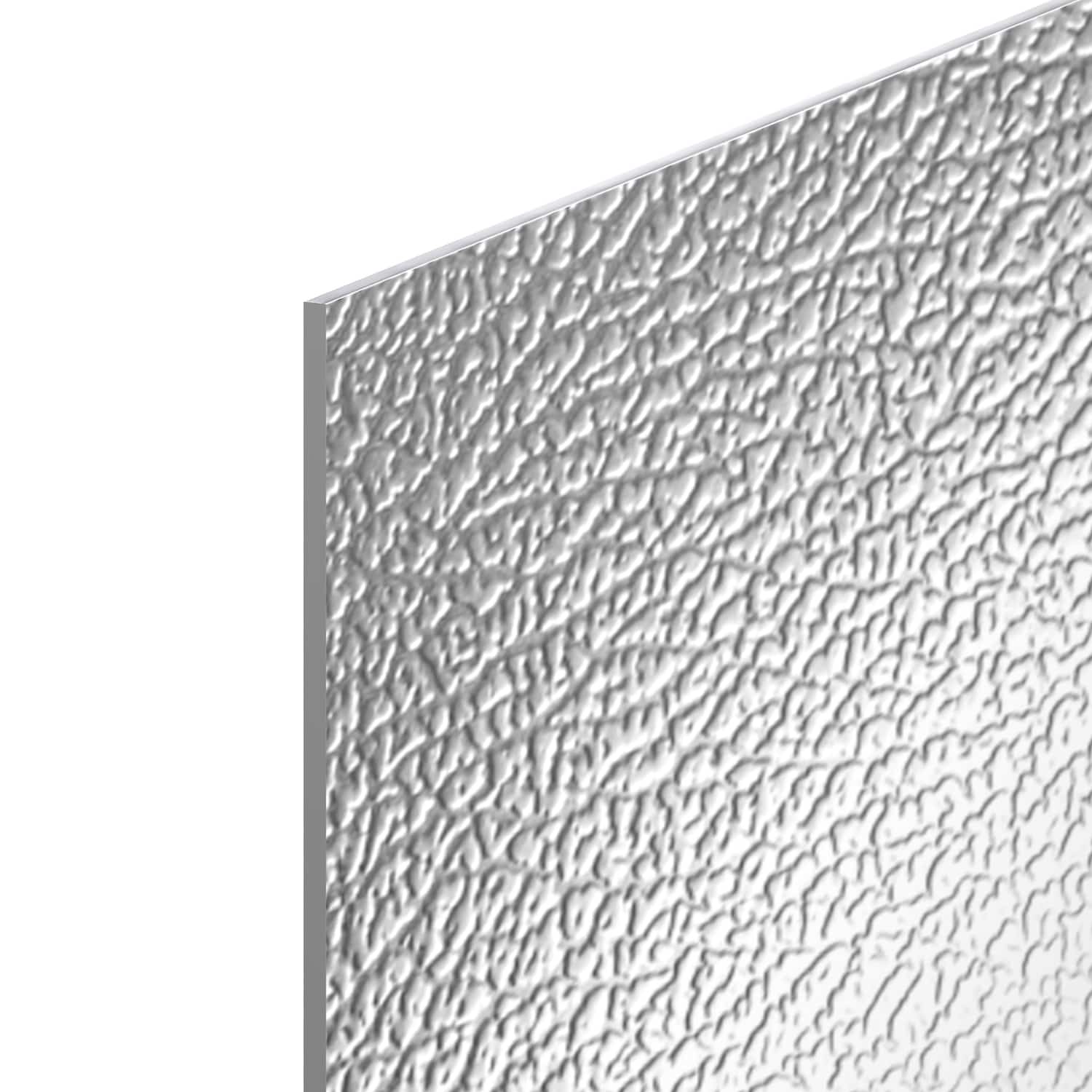 Tôle d'acier inoxydable texturée cuir 