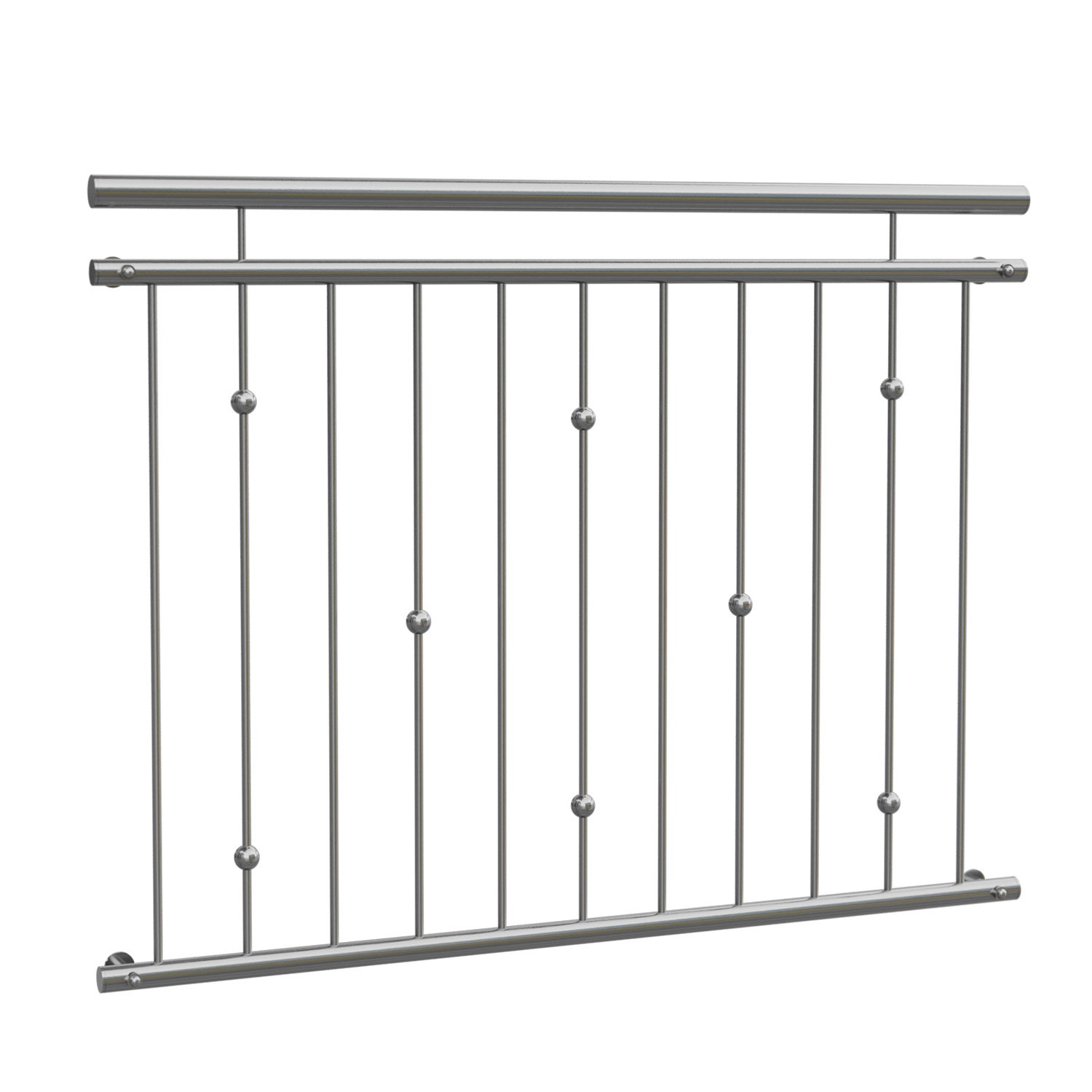 Balcon à la française Balles en acier inoxydable Offset 